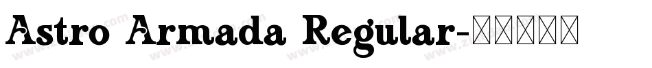 Astro Armada Regular字体转换